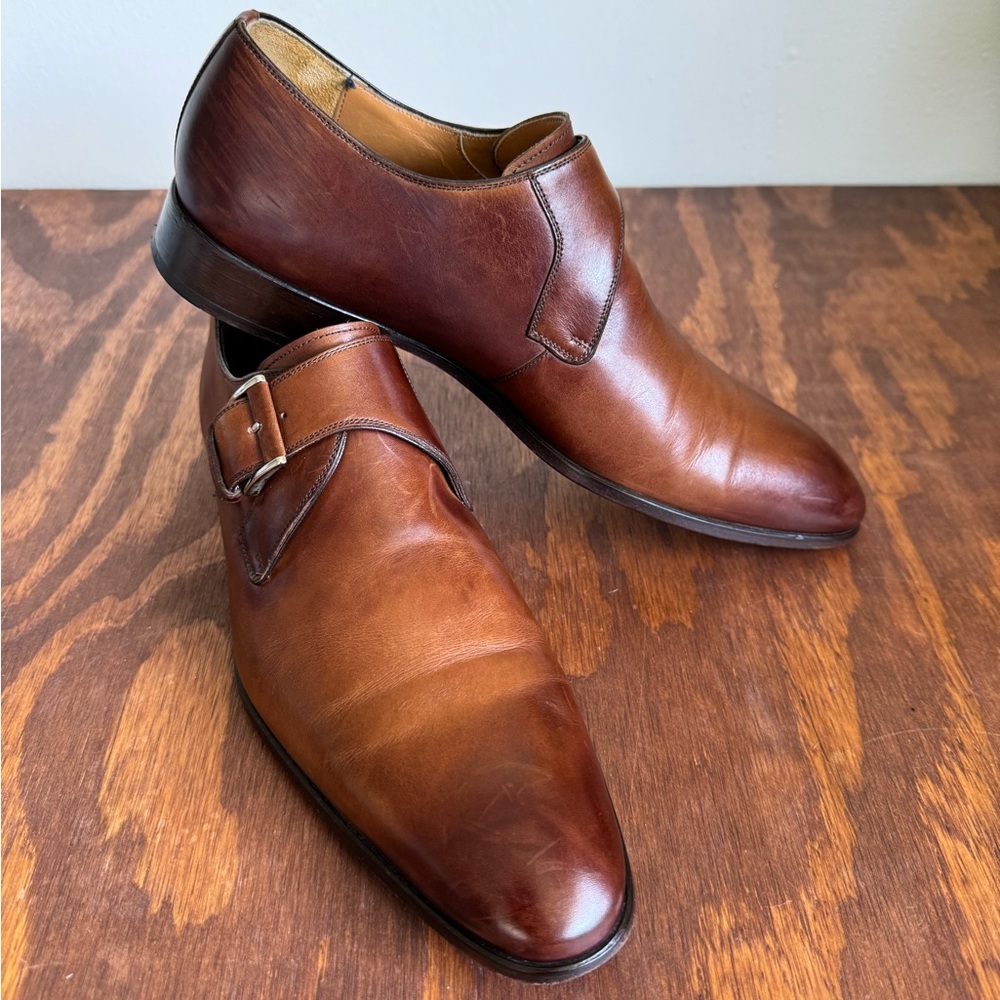 Magnanni Single Monk Strap Oxfords
